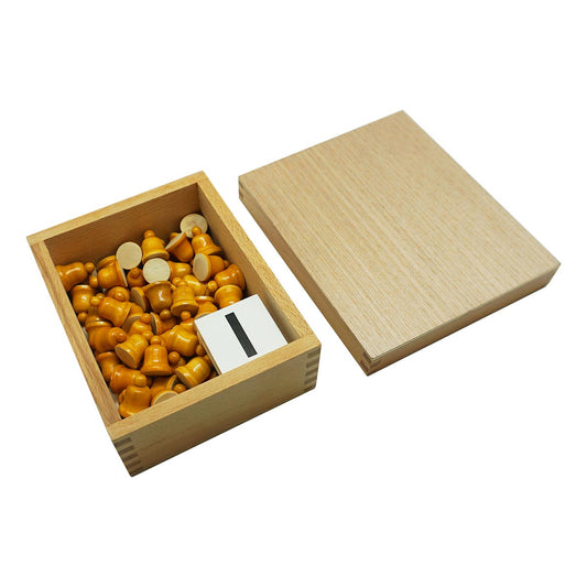 Cards and Counters ( Polished Wooden Counters)