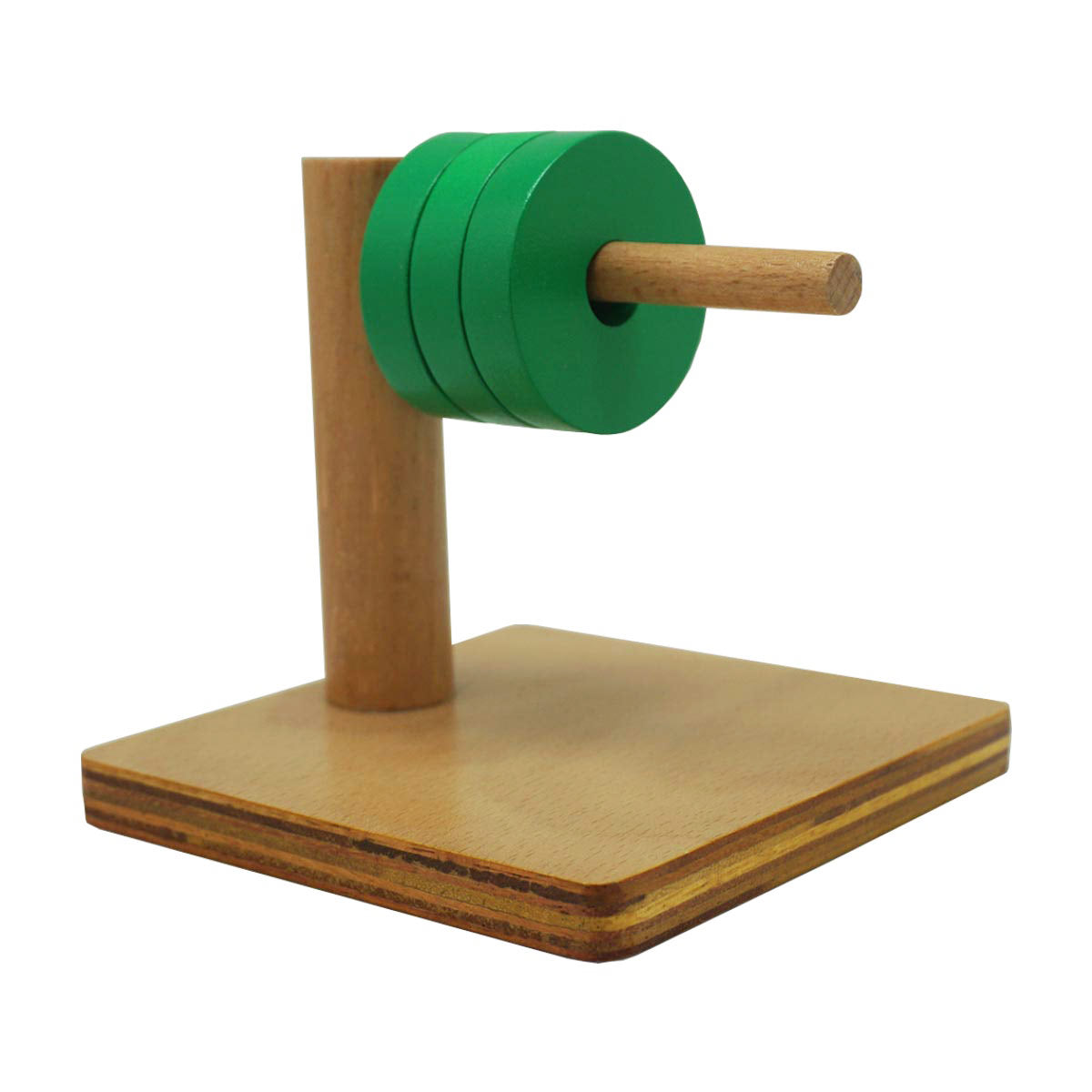 Discs On Horizontal Dowel