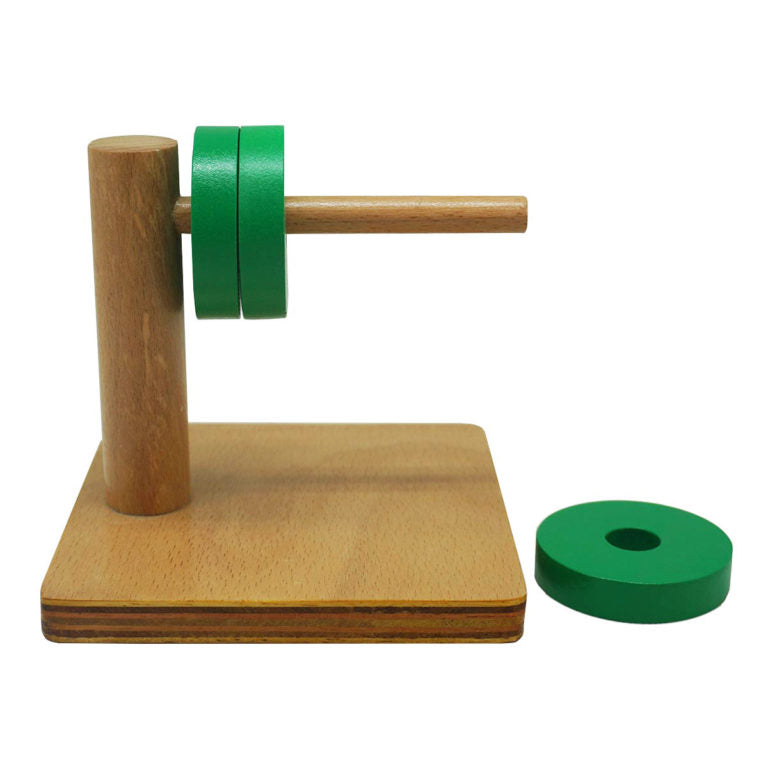 Discs On Horizontal Dowel