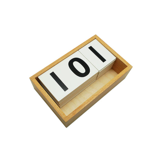 Traditional Number Cards (Black and White)