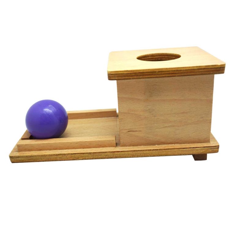 Object Permanence Box with Tray